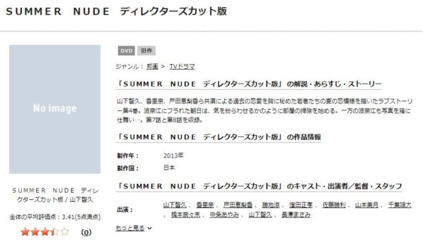 SUMMER NUDE ディレクターズカット版 Blu-ray BOX〈4枚組〉 Yahoo