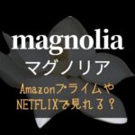映画『マグノリア』NETFLIXやAmazonプライムで見れる？